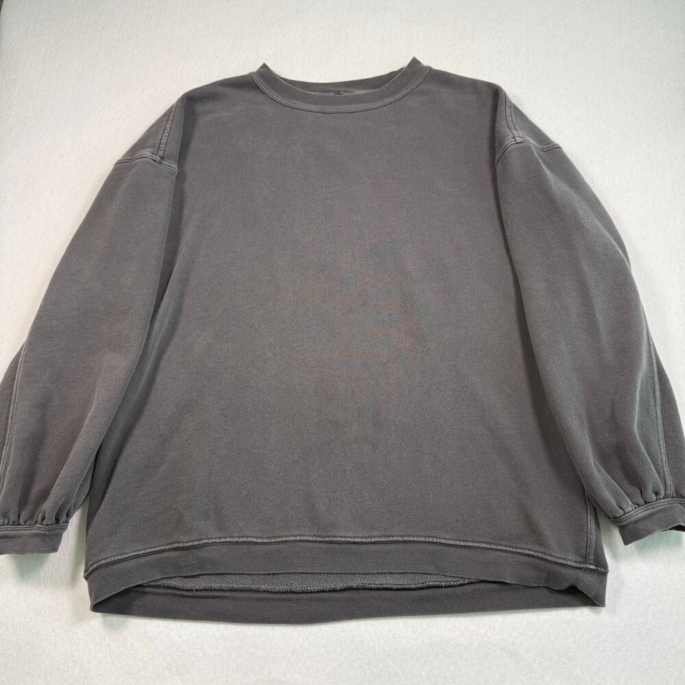 Aerie Charcoal Gray Cozy Sweatshirt Womens size XS